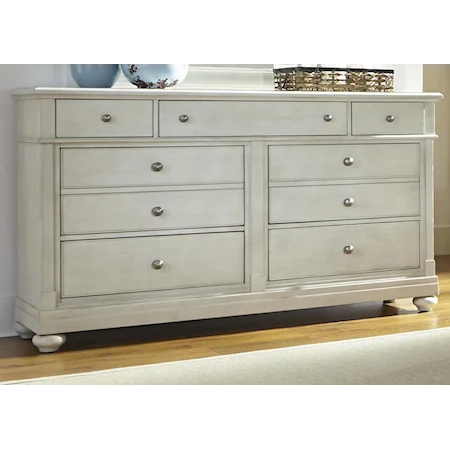 Dresser with 7 Drawers and Plinth Base